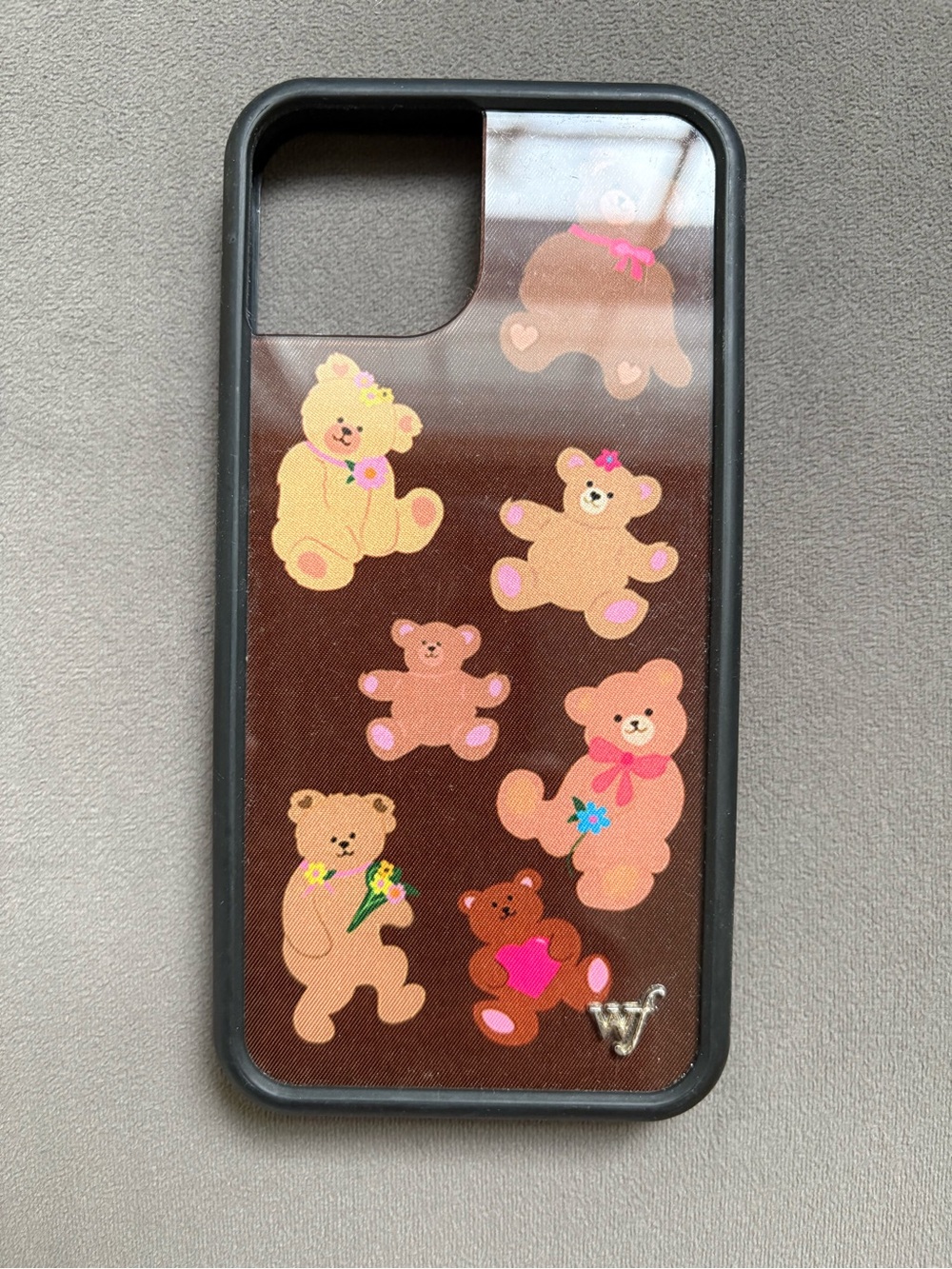 (iphone 13) authentic bear-y cute wildflower case
